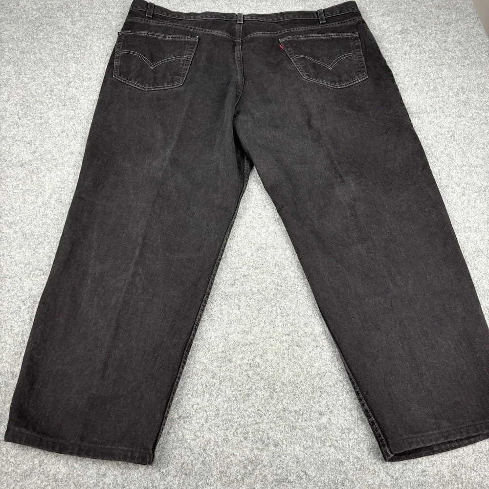 Vintage Levi's 505 Jeans Mens 50x30 (Fits 48x29) Black Relaxed Fit Skater Baggy